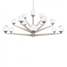Modern Forms Canada PD-82042-SN - Double Bubble Chandelier Light