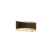 Modern Forms Canada WS-20210-BZ/BR - Swerve Wall Sconce Light