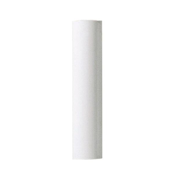 Plastic Candle Cover; White Plastic; 13/16" Inside Diameter; 7/8" Outside Diameter; 3"