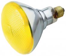 Satco Products Inc. S4426 - 100W BR-38 YELLOW/BUG 120V.
