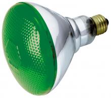 Satco Products Inc. S4427 - 100W BR-38 GREEN 120V.