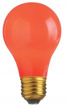 Satco Products Inc. S4980 - 40W A19 CERAMIC RED 130V