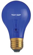 Satco Products Inc. S6082 - 25W A19 TRANS. BLUE 130V