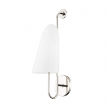 Hudson Valley 7171-PN - 1 LIGHT WALL SCONCE