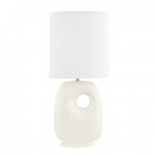 Hudson Valley L1506-AGB/CSI - 1 LIGHT TABLE LAMP