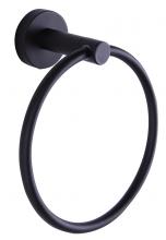 Canarm BA103A07BK - Cain Towel Ring