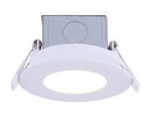 Canarm DL-3-6RR-WH-C - LED Recess Downlight, 3" White Color Trim, 6W Dimmable, 3000K, 330 Lumen, Recess mounted