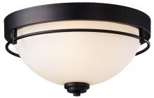 Canarm IFM421A15ORB - Somerset 3 Light Flush Mount, Bronze Finish