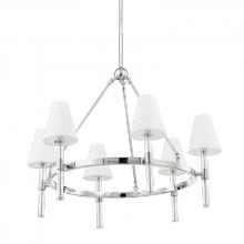 Mitzi by Hudson Valley Lighting H630806-PN - Janelle Chandelier