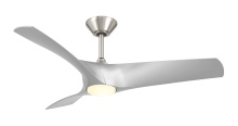 Modern Forms Canada - Fans Only FR-W2006-52L-BN/SL - Zephyr Downrod ceiling fan