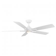 Modern Forms Canada - Fans Only FR-W2008-60L-MW - Mykonos 5 Downrod ceiling fan