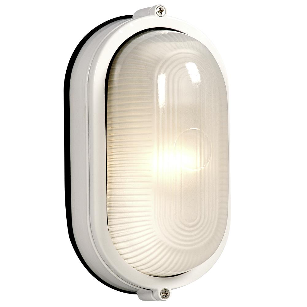 Cast Aluminum Marine Light - White w/ Frosted Glass