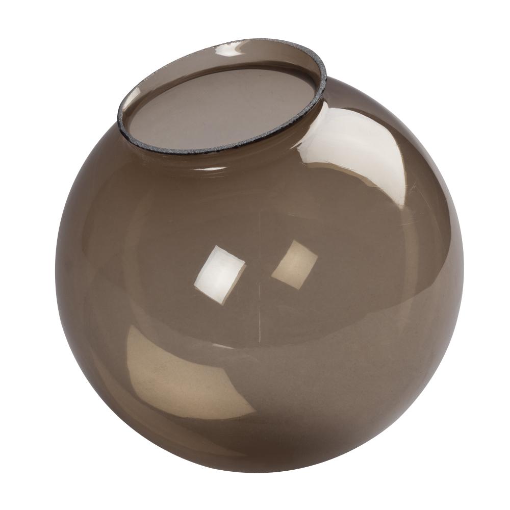 6" Amber Glass Globe for 3-1/4" Holder