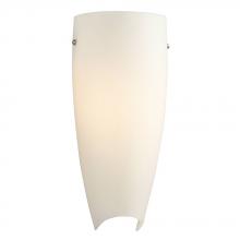 Galaxy Lighting 213140BN-126EB - Wall Sconce - in Brushed Nickel finish with Satin White Glass