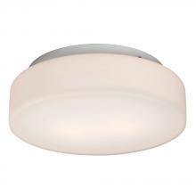 Galaxy Lighting 623532WH-213EB - Flush Mount Ceiling Light - in White finish with White Glass