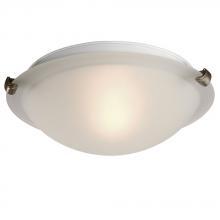 Galaxy Lighting 680112FR-PT/PL - Flush Mount Ceiling Light - in Pewter finish with Frosted Glass