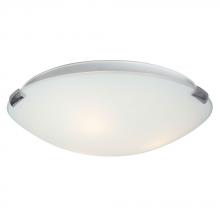 Galaxy Lighting L680416CW024A1 - LED Flush Mount Ceiling Light - in Polished Chrome finish with White Glass