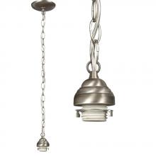 Galaxy Lighting 811851PT-H - Mini Pendant Holder w/ 36" Chain - Pewter