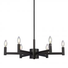 Galaxy Lighting 825715BK - 6L Chandelier BK