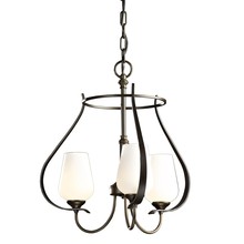 Hubbardton Forge - Canada 103047-SKT-05-GG0303 - Flora 3 Arm Chandelier