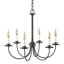 Hubbardton Forge - Canada 107060-SKT-07 - Simple Lines 6 Arm Chandelier