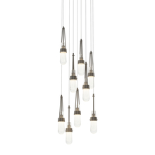 Hubbardton Forge - Canada 131100-SKT-LONG-07-YG0434 - Link 9-Light Blown Glass Pendant