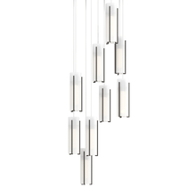 Hubbardton Forge - Canada 131104-SKT-LONG-14-GG0065 - Exos Glass 9-Light Pendant