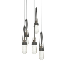 Hubbardton Forge - Canada 131120-SKT-LONG-20-YG0434 - Link 5-Light Blown Glass Pendant