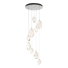 Hubbardton Forge - Canada 131142-SKT-LONG-02-WP0756 - Chrysalis 9-Light Mixed Crystal Pendant