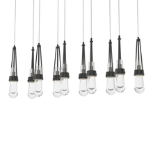 Hubbardton Forge - Canada 131207-SKT-LONG-10-ZM0434 - Link 10-Light Clear Glass Pendant