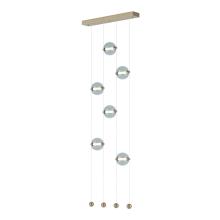Hubbardton Forge - Canada 139055-LED-STND-84-YL0668 - Abacus 6-Light Ceiling-to-Floor LED Pendant