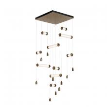 Hubbardton Forge - Canada 139100-LED-STND-05-ZM0696 - Libra 10-Light Square LED Pendant