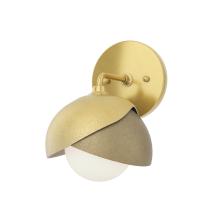 Hubbardton Forge - Canada 201374-SKT-86-84-GG0711 - Brooklyn 1-Light Double Shade Bath Sconce