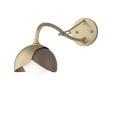 Hubbardton Forge - Canada 201377-SKT-84-05-GG0711 - Brooklyn 1-Light Double Shade Long-Arm Sconce