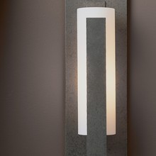 Hubbardton Forge - Canada 217185-SKT-20-GG0065 - Forged Vertical Bar Sconce - Steel Backplate