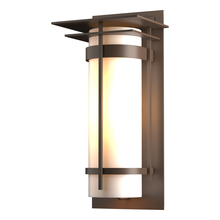 Hubbardton Forge - Canada 305994-SKT-75-GG0037 - Banded with Top Plate Large Outdoor Sconce