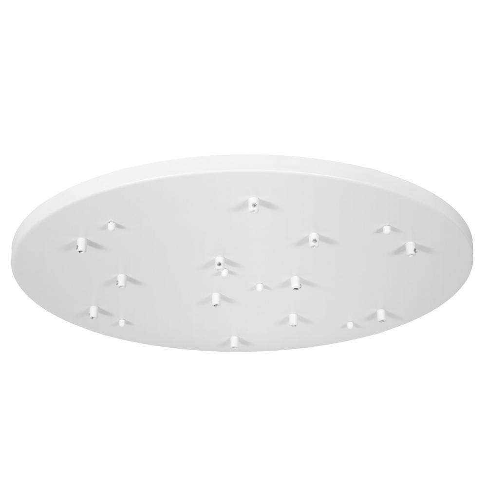 Nova - 12 Port Round Canopy in White