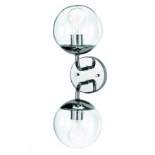 Russell Lighting 788-002/CHR/CL - Eclipse Wall Sconces Polished Chrome