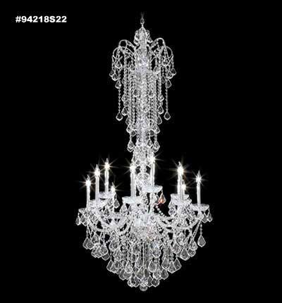 Vienna 12 Glass Arm Entry Chandelier