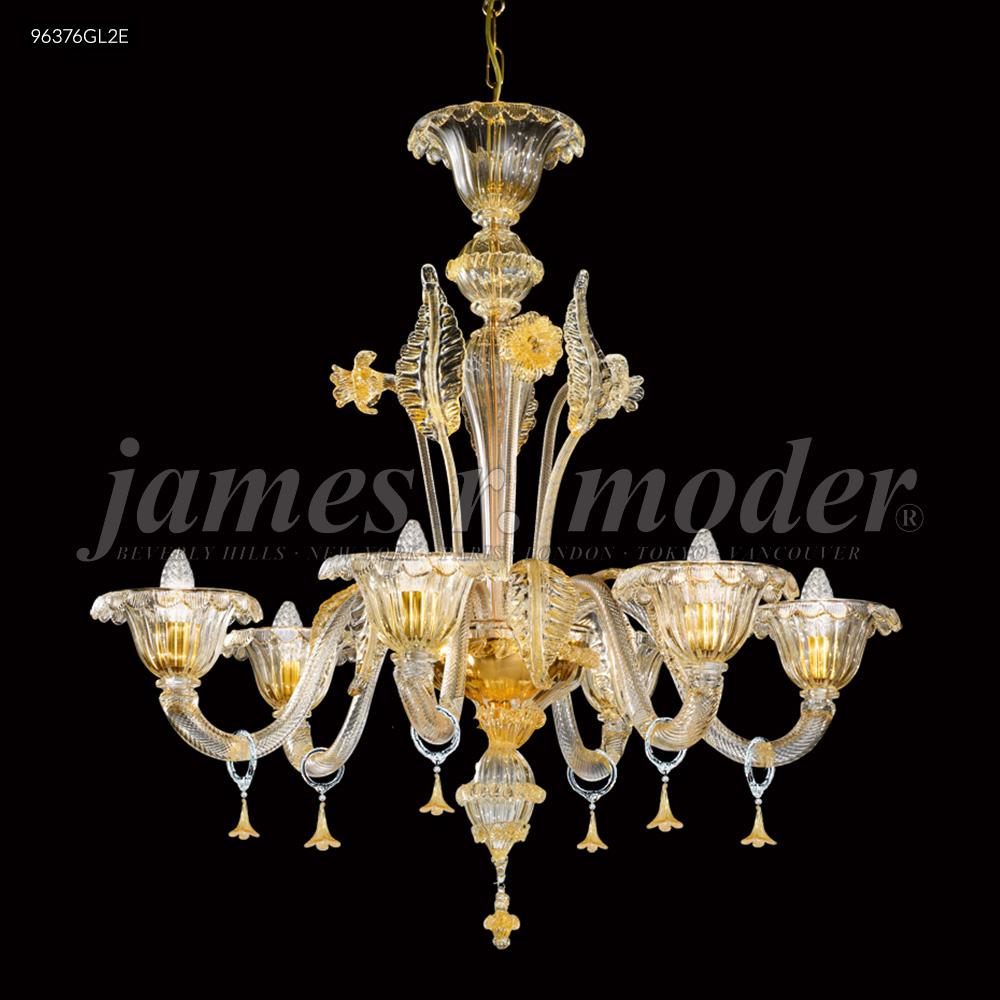 Murano Collection 6 Arm Chandelier