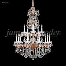 James R Moder 94329GB22 - Madrid Cast Brass 15Arm Entry Chandelier