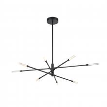 ELK Home 85037/LED - Light Streak 48.5'' Wide 8-Light Chandelier - Matte Black