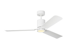 Visual Comfort & Co. Fan Collection 3CCSM54RZWD - Cleancut 54 Ceiling Fan in Matte White with Matte White Blades